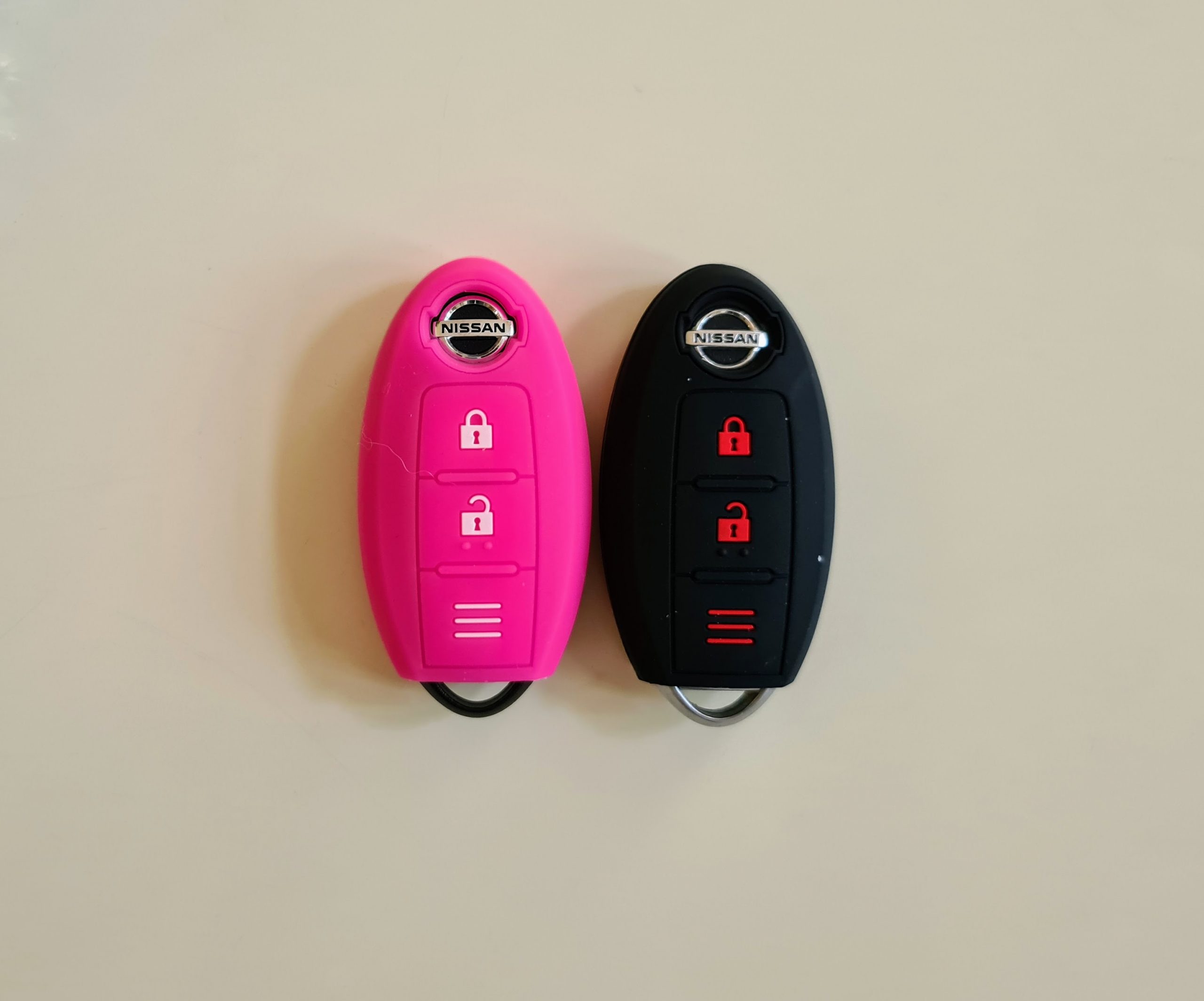Nissan Keyfob Silicone Cover BLACK Red Sun Imports Aruba